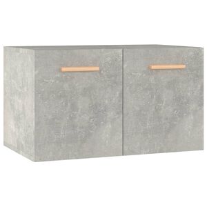 vidaXL Wall Cabinet Concrete Grey 60x36,5x35 cm Engineered Wood