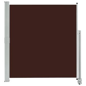 vidaXL Patio Retractable Side Awning 140 x 300 cm Brown