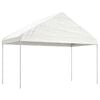 vidaXL Gazebo with Roof White 11.15x4.08x3.22 m Polyethylene