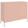 vidaXL Sideboard Pink 100.5x39x79 cm Steel