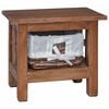 vidaXL Side Table Brown 38 x 28 x 35 cm Solid Mahogany wood
