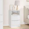 vidaXL Bedside Table White 40 x 30 x 467 cm Engineered Wood