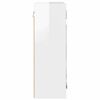 vidaXL Bathroom Mirror Cabinet High Gloss White 60 x 20 x 60 cm