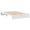 vidaXL Bookcase Bed without Mattress White 140x200cm Solid Wood Pine