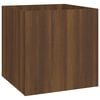 vidaXL Hallway Furniture Set Brown Oak Engineered Wood