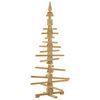 vidaXL Wooden Christmas Tree with Stand Brown 150 cm Solid pine wood