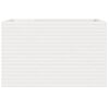 vidaXL Garden Planter White 110x60x68.5 cm Solid Wood Pine