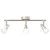 vidaXL Ceiling Spotlight Nickel 39 x 10.5 x 10.5 cm Steel