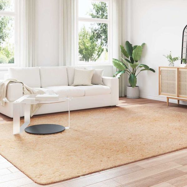 vidaXL Shaggy Rug High Pile NAVARRA Beige 240x340 cm Polyester