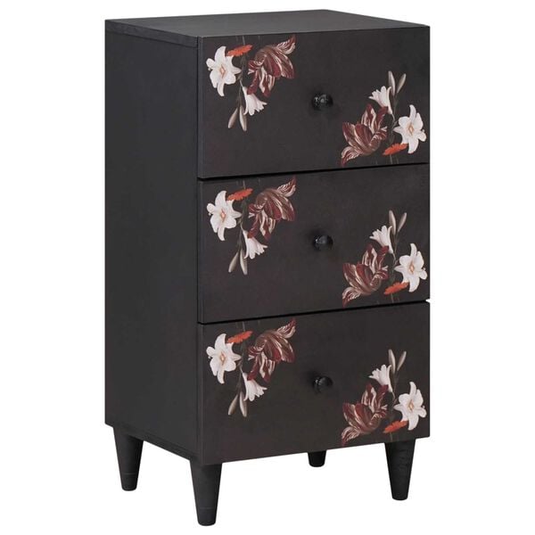 vidaXL Storage Cabinets Multicolour 40 x 33.5 x 75 cm Solid Mango Wood