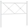 vidaXL Metal Replace Headboard White 100cm