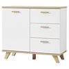 Germania Chest of Drawers GW-Oslo White and Oak