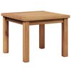 vidaXL Coffee Table Brown 45 x 45 x 36 cm Solid Teak Wood