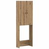 vidaXL Toilet Cabinet BREDA Artisan Oak 66 x 25.5 x 190 cm