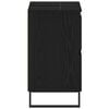 vidaXL Bathroom Cabinet Black Oak 80 x 33 x 60 cm Engineered Wood