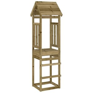 vidaXL Play Tower 52,5x46,5x206,5 cm Impregnated Wood Pine