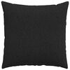 vidaXL Sofa Pillows 2 pcs Black 60 x 60 cm Fabric