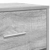 vidaXL Bedside Cabinet with Drawer Grey Sonoma 40x34x50 cm