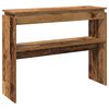 vidaXL Console Table Old Wood 102x30x80 cm Engineered Wood