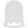 vidaXL Quick Release Toilet suitable for Seat White 44 x 36.4 x 3.4 cm