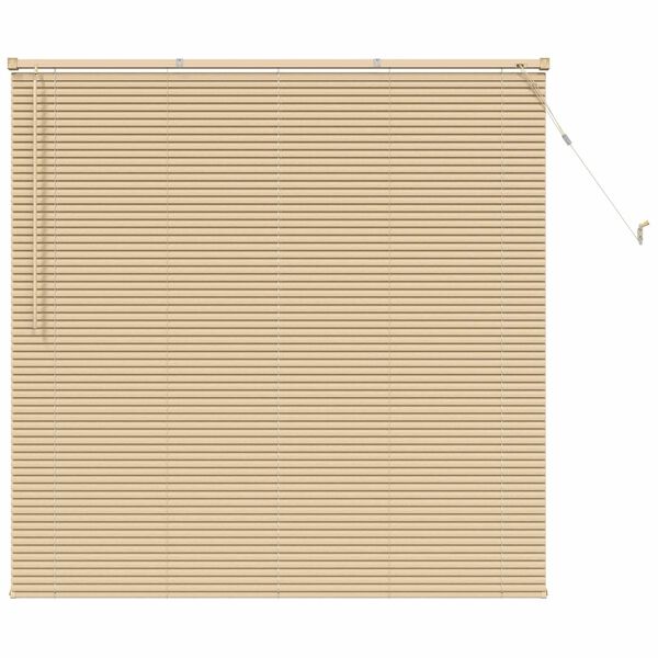 vidaXL Venetian Blind Manual Light Brown with Pattern 150 x 140 cm PVC