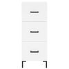 vidaXL Highboard White 34.5x34x180 cm Engineered Wood