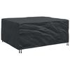 vidaXL Furniture Cover Plain Black 200 x 150 x 85 cm 210D