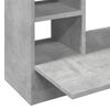 vidaXL Wall-Mounted Desk Concrete Grey 105x48x75 cm Engineered Wood