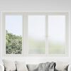 vidaXL Window Films Frosted Stripes Design PVC