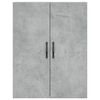 vidaXL Wall Mounted Cabinet Concrete Grey 69.5x34x90 cm Engineered Wood
