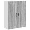 vidaXL Kitchen Cabinet Grey Sonoma 80 x 31 x 100 cm Engineered Wood