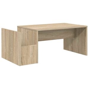 vidaXL Coffee Table Sonoma Oak 90 x 45 x 35 cm Engineered Wood