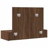 vidaXL Dressing Table Brown 100 x 40 x 70 cm Engineered Wood