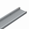 vidaXL Picture Frame Ledge Shelves 2 pcs Grey 40x9x3 cm MDF