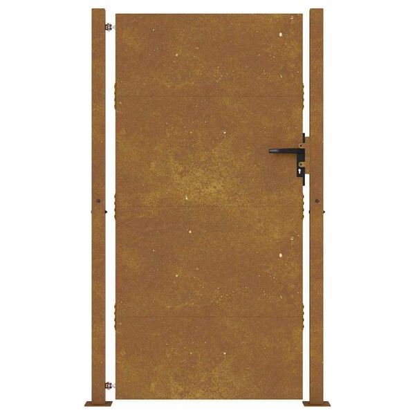 vidaXL Garden Gate 100x200 cm Corten Steel