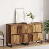 vidaXL Sideboard 2 pcs Old Wood 60 x 35 x 70 cm