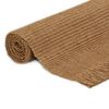 vidaXL Rug with Tassels 80x160 cm Jute