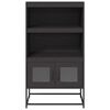vidaXL Highboard Black 68x39x123 cm Steel