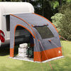 vidaXL Tailgate Tent Grey and Orange 194 x 180 x 210 cm Taffeta