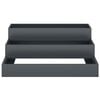 vidaXL Garden Planter Anthracite 90 x 90 x 35 cm Cold-rolled Steel