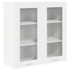 vidaXL Hanging Cabinet with Door White 80 x 31 x 80 cm Engineered Wood