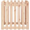 vidaXL Garden Planter with Fence Design 70x70x70 cm Solid Wood Pine
