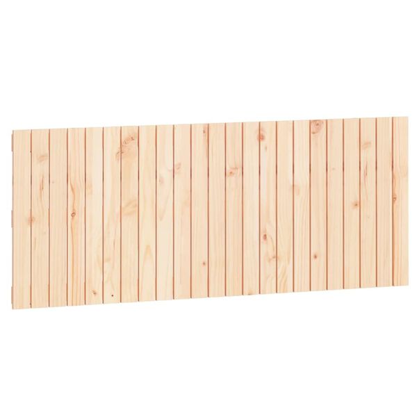vidaXL Wall Headboard 147x3x60 cm Solid Wood Pine