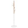 vidaXL Coat Stand White 172 cm Powder-coated Iron