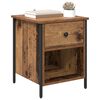 vidaXL Bedside Cabinet 2 pcs Old Wood 40 x 42 x 50 cm Engineered Wood