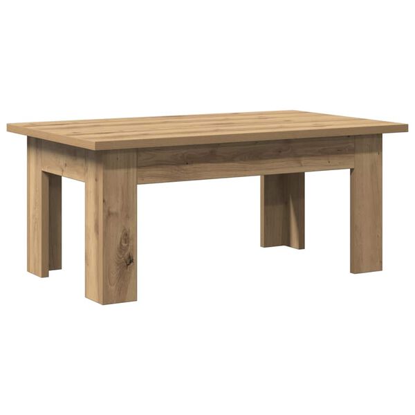 vidaXL Coffee Table Artisan Oak 100x60x42 cm Engineered Wood