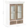 vidaXL Wall Cabinet White 49x22x59 cm Engineered Wood