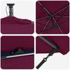 vidaXL Cantilever Banana Parasol Bordeaux red 294 x 200 x 254 cm