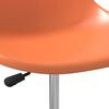 vidaXL Swivel Dining Chairs 4 pcs Orange PP