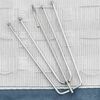 vidaXL Linen-Look Blackout Curtains with Hooks 2 pcs Blue 140x175 cm